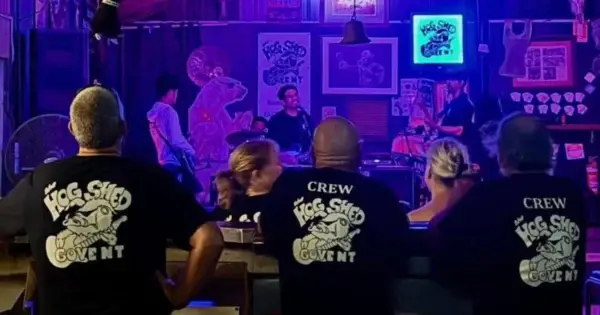 Audience watching live music performance